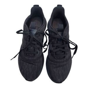 Adidas Questar Flow Black Round Toe Lace Up Running Shoes Size 7